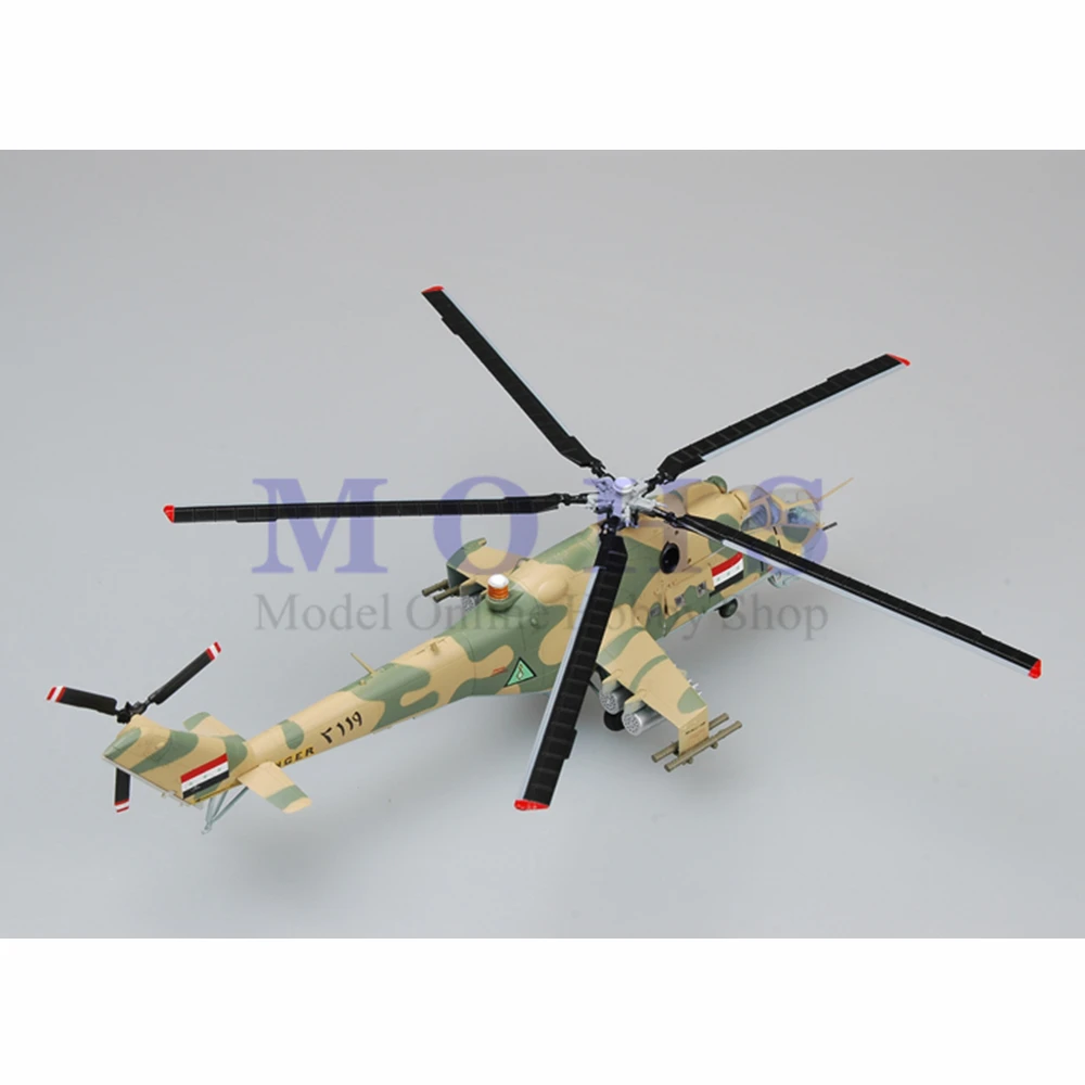Easy model масштабная модель 37039 1/72 весы сборные модели вертолета закончил шкалы Хели ВВС Ирака MI24 Mi-24