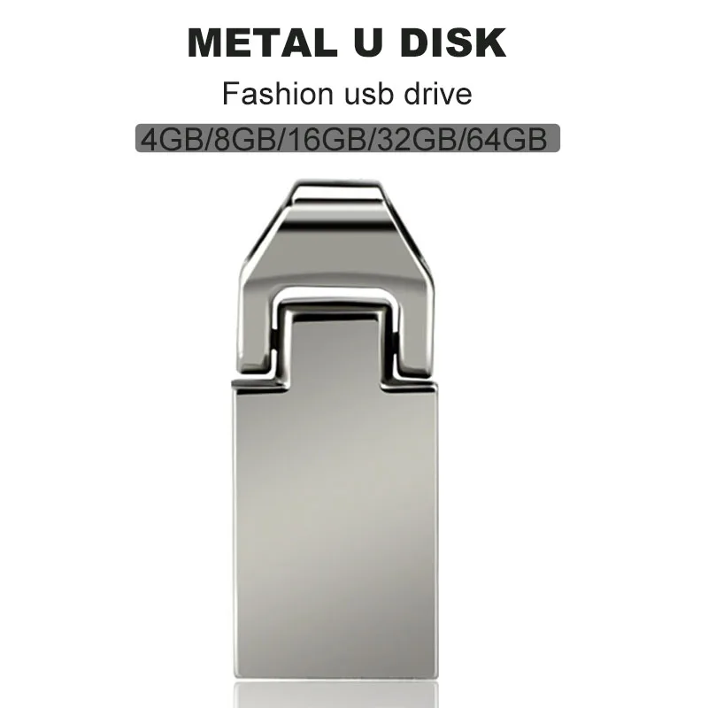 Металлический USB флешка 16 ГБ 32 4 8 64 Гб Флешка рекламный подарок бизнес логотип