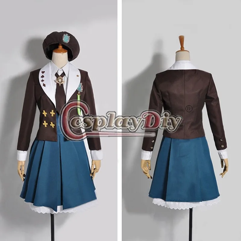 Cosplaydiy аниме Amnesia Heroine игра платье школьная форма косплей костюмы на заказ для