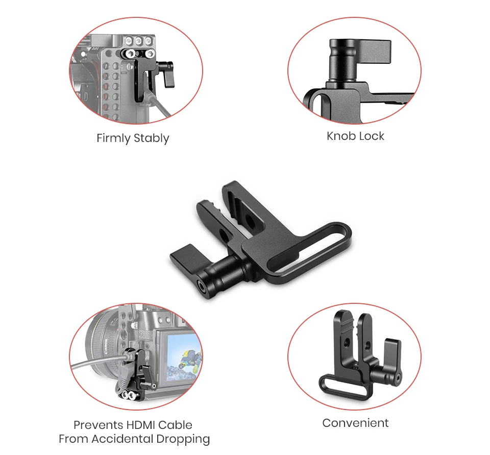 SmallRig Кабель HDMI Зажим Замок для sony A7II/A7RII/A7SII/ILCE-7M2/ILCE-7RM2 SmallRig клетка-1679