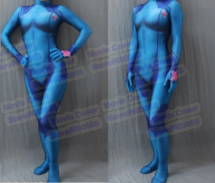 Фильм Coser-5 высокое качество индивидуальный заказ Самусь Аран нулевой костюм 3D печать Красного цвета для девочек, костюм супергероя, костюм «Samus» Самус костюм