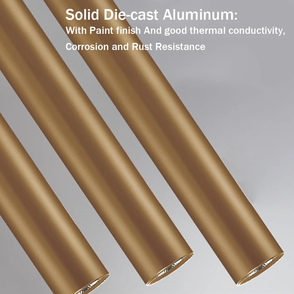 [DBF] Подвесная лампа подвесная длинная цилиндрическая для ресторана кафе