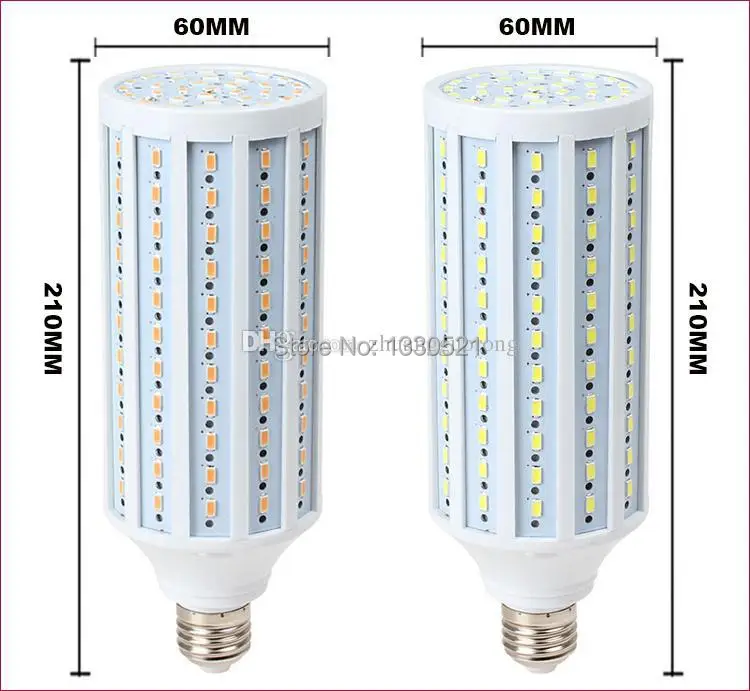 Сверхъяркий Регулируемый SMD 5630 Светодиодный лампы типа Корн B22 E14 E26 E27 E39 E40 светодиодный 110 V-240 V 40 W Светодиодный светильник для замены 360 W можно использовать энергосберегающую лампу или светодиодную лампочку