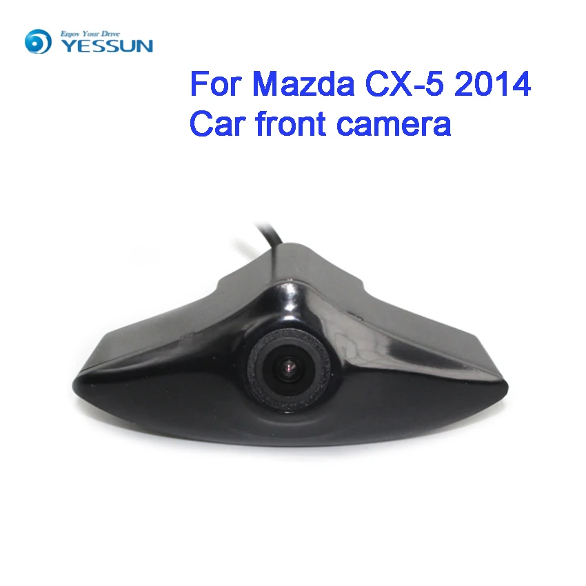 Автомобильная фронтальная камера YESSUN CCD HD с эмблемой логотипом для Mazda CX 5 2014