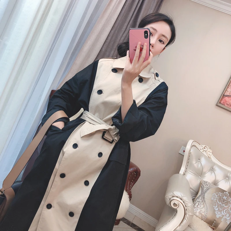 Хепберн из кусков ветровка осень Новая модная женская классическая обувь