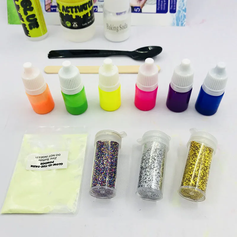 Пушистый Floam Slime Набор для изготовления пластилина, Набор для изготовления кристаллов, полимерная глина для детских подарков, Детская образовательная глина, игрушка