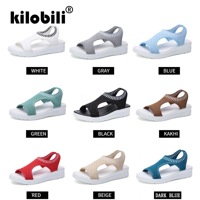 Kilobili/женские босоножки новинка 2019 года женская обувь женские летние удобные на