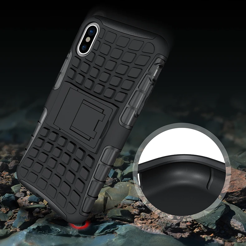 Новый гибридный мягкий резиновый силиконовый + Жесткий ПК чехол для Iphone 4 4S 5 5S SE 5C 6