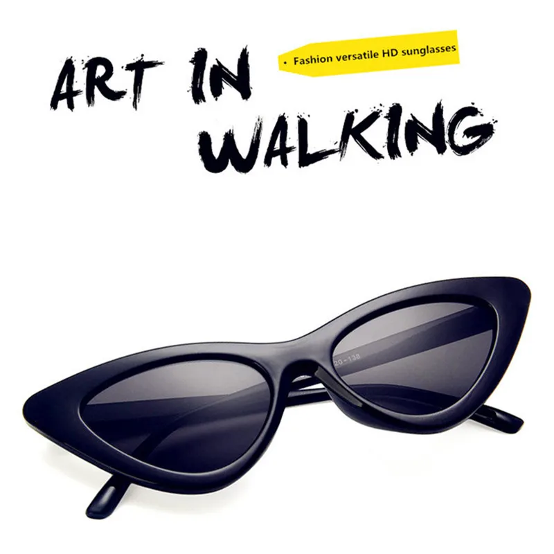 Занавес кошачий глаз сексуальные Солнцезащитные очки женские винтажные Ретро