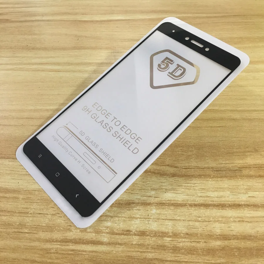 5D полное покрытие краев закаленное стекло на Xiaomi Redmi Note 4 X 4X Стекло против царапин