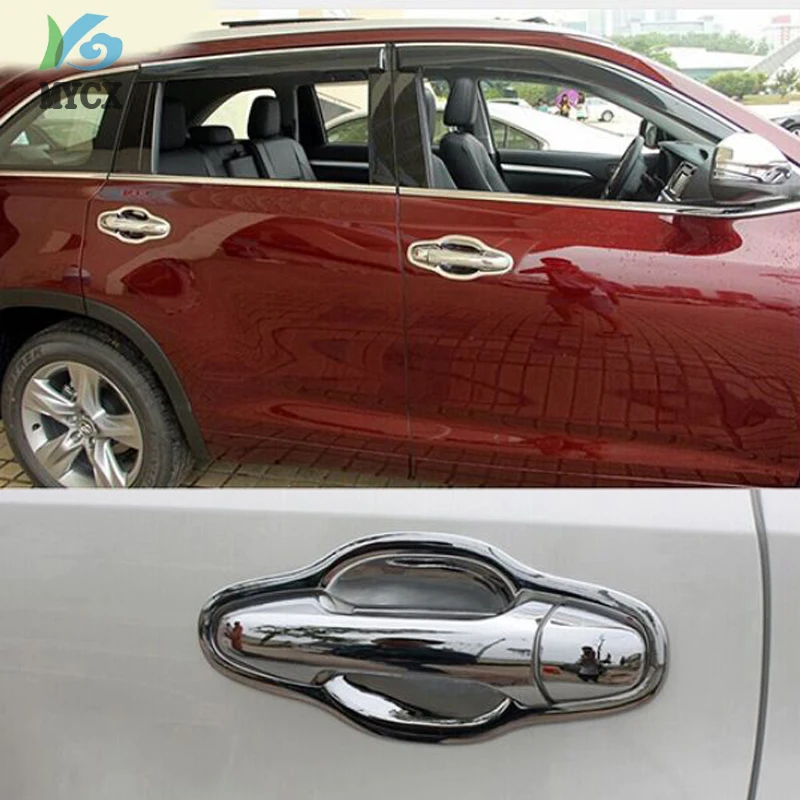Аксессуары пригодный для TOYOTA HIGHLANDER KLUGER 2014 2015 2016 хромированная дверная ручка