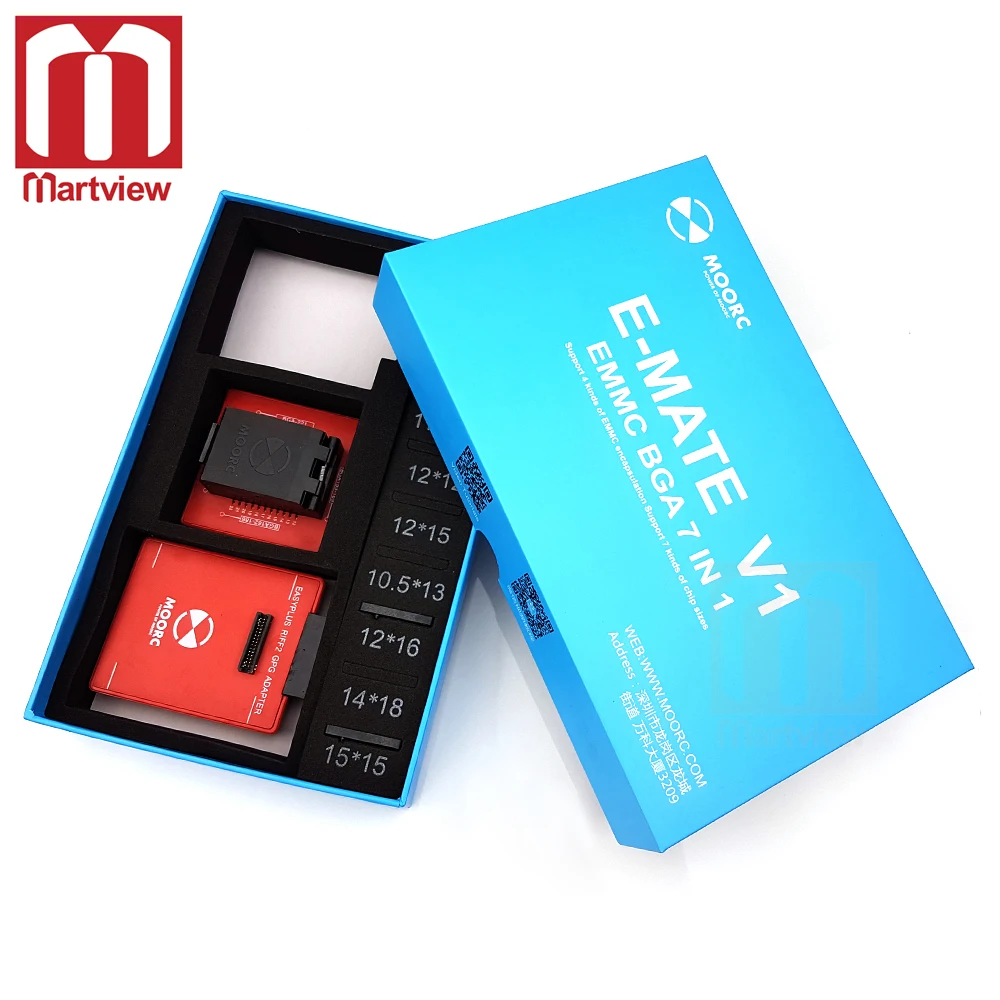 Martview E MateV1 Pro EMMC Tool eMate V1 7 в 1 чип Socket для UFI BOX легкий JTAG Plus RIFF|Детали устройств связи|