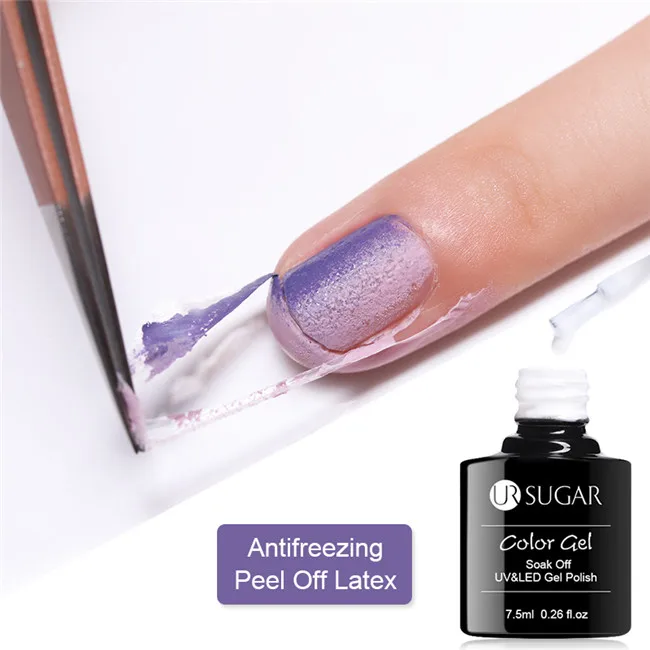 Antifreezing Ur Sugar 7,5 мл не протирать базовое верхнее покрытие цветной гель матовый лак для ногтей УФ верхнее покрытие УФ светодиодный впитывающий гель лак для ногтей - Цвет: Antifreezing