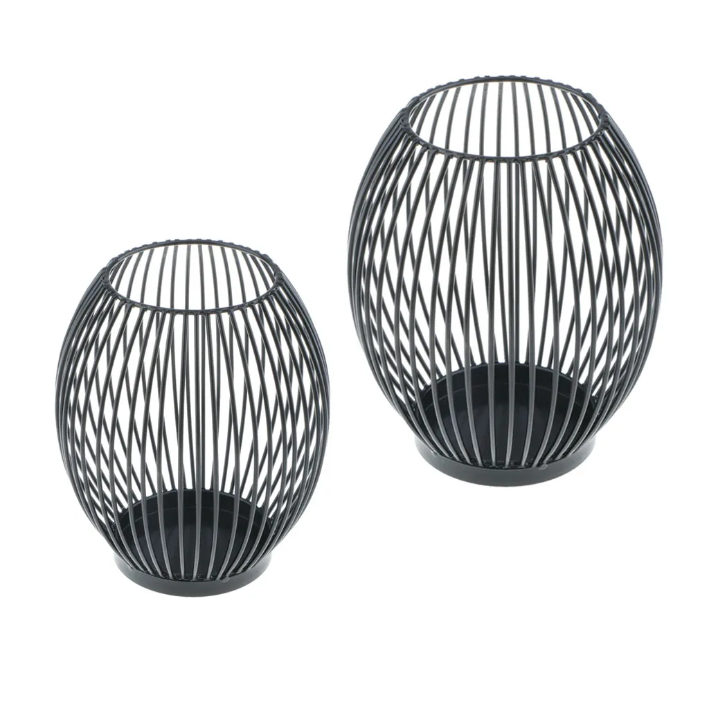 Комплект из 2 предметов, с вырезами, птица клетка, Свечи Tealight Votive СВЕТОДИОДНЫЙ свеча декоративный светильник