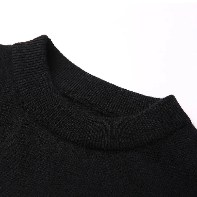 MACROSEA Новое поступление мужской свитер с круглым вырезом и буквенным принтом