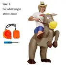 Надувные костюмы для детей и женщин, костюм ковбоя для Хэллоуина с динозавром T-Rex, костюм для косплея Пурим