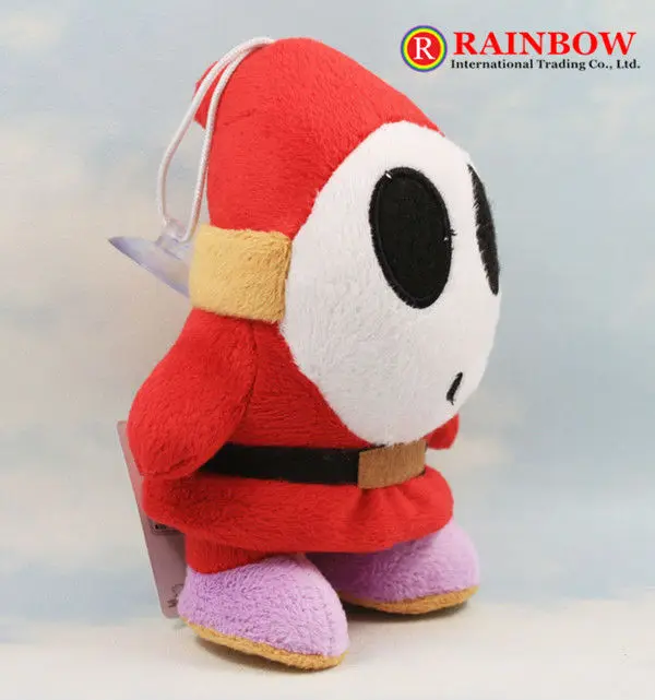 Супер марио плюшевые игрушки мягкая животных застенчивый парень рисунок кукла 6