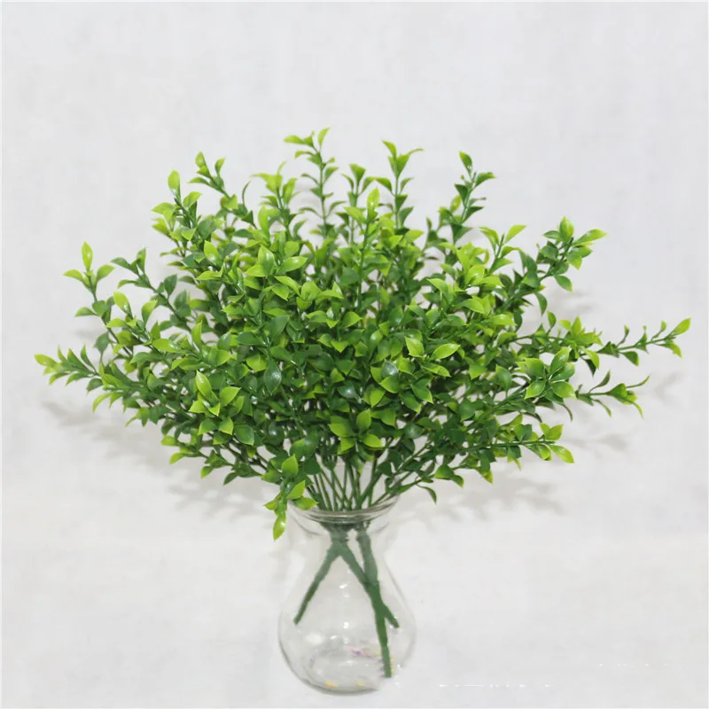 7 вилок имитация водяной травы пластиковая искусственная зеленая трава цветок