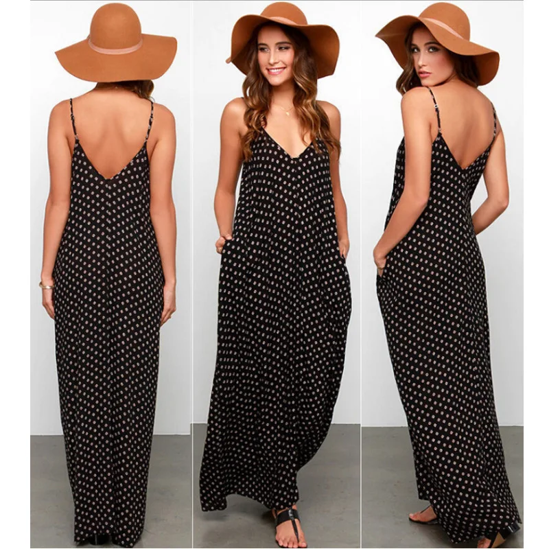 Волновой точки платье MS соболезнуем сексуальное лето глубокий v и Непринужденной