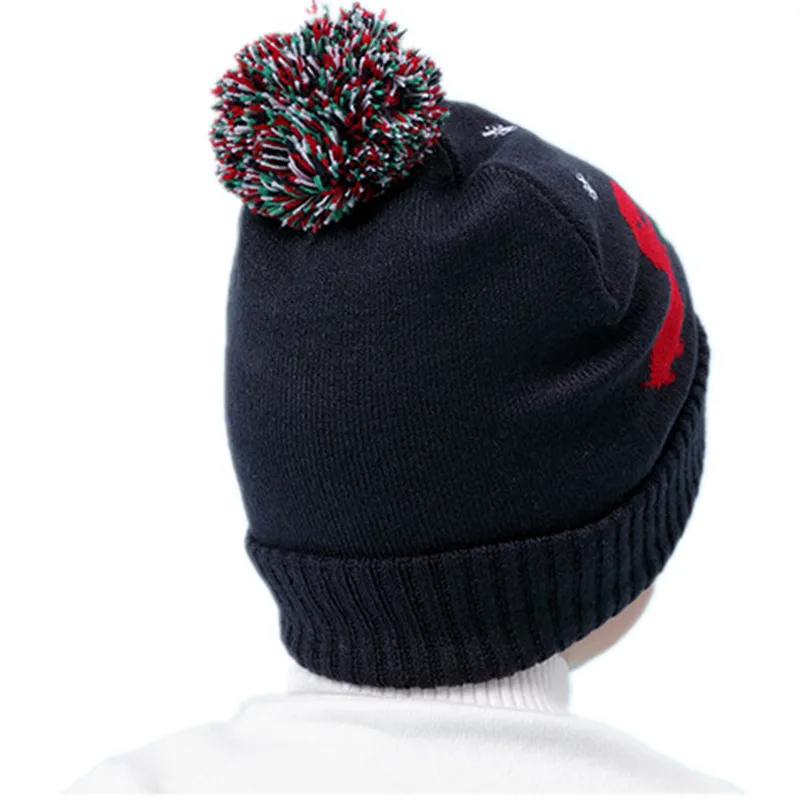 Милая шапка для маленьких мальчиков и девочек теплые вязаные шапки с героями