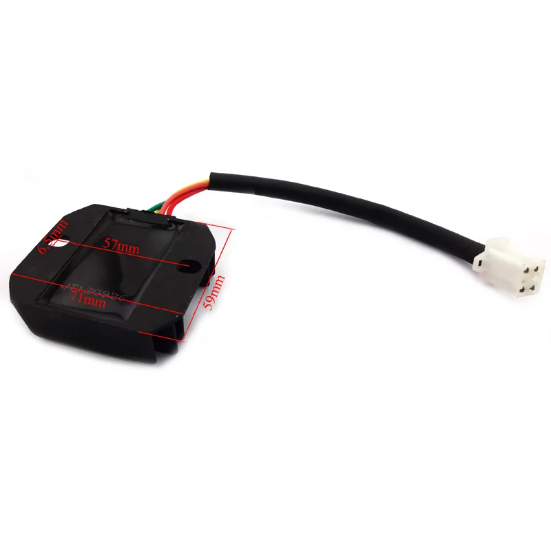 XLJOY Voltage Regulator Rectifier 12V 4 Wires For GY6 150cc 200cc 250cc Engine Chinese ATV Quad Pit Dirt Bike Moped Scooter | Автомобили и
