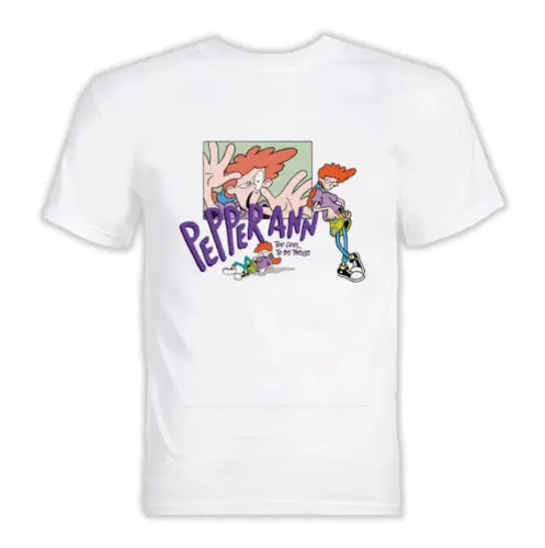 Pepper Ann ТВ шоу футболка с героями мультфильмов Мужская Новая модная унисекс