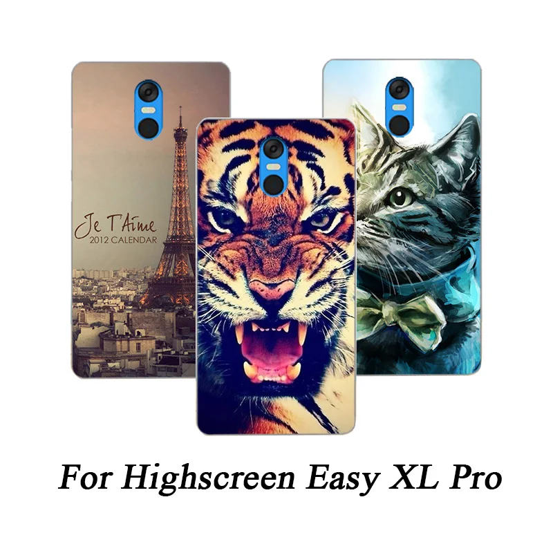 Мягкий ТПУ чехол для телефона для Highscreen Easy XL Pro чехол s силиконовый чехол с рисунком волка розы чехол для Highscreen Easy XL Pro