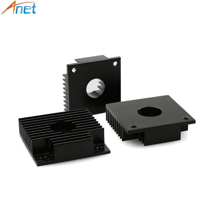 Anet 3D Printer Parts Aluminum Heat Sink 40*40*11mm 3D Printer Part mk7MK8 Extruder Universal Heat Block