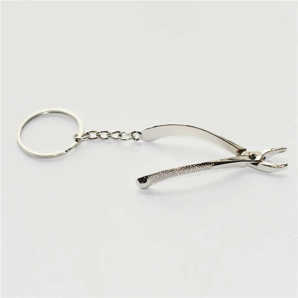 Plier Pincers Подарок стоматология клиника из нержавеющей стали assortedбрелок брелок 2 шт для стоматологических - Цвет: Plier Pincers