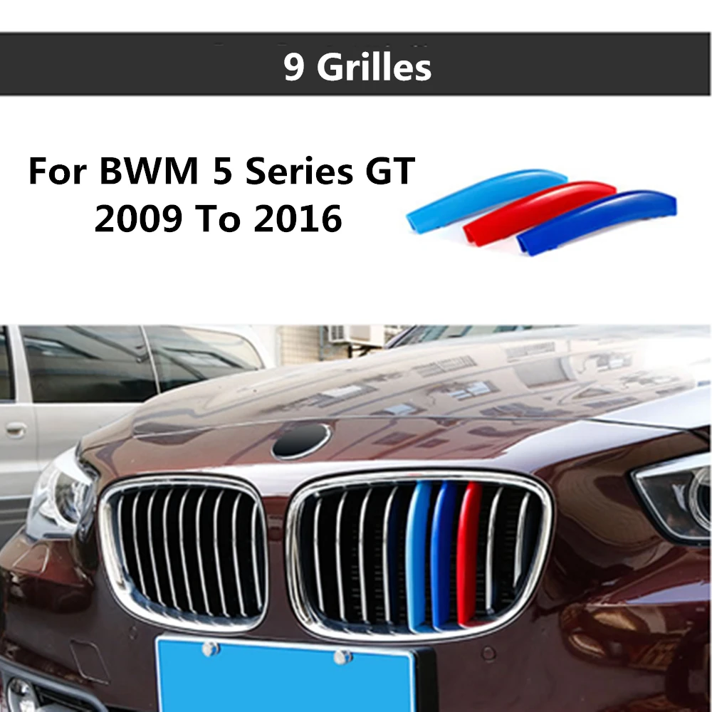 Для BMW 5 Series GT 5GT F07 528i 535i 550i 2009 до 2016 3D цвет M Стайлинг передняя решетка обшивка