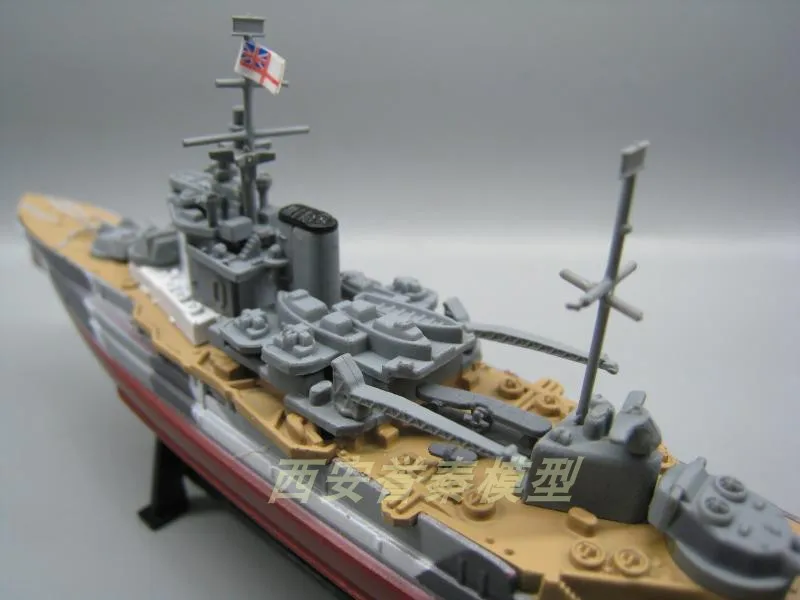 Модель военного корабля AMER 1/1000 модель из литая металла для коллекции