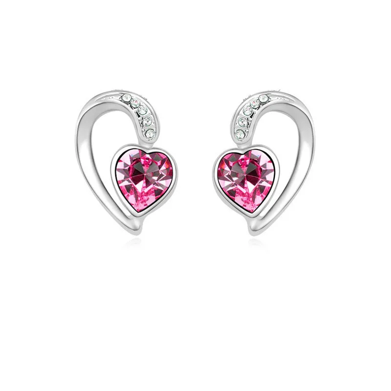 Женские серьги-гвоздики с австрийским кристаллом | Украшения и аксессуары