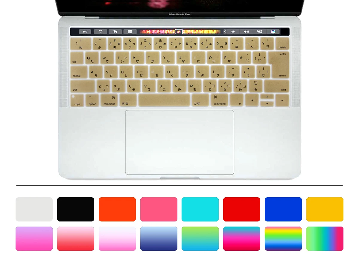 Чехол для японской клавиатуры кожаный чехол Macbook New Pro 13 &quotA1706 и Retina 15&quot A1707 2017 с