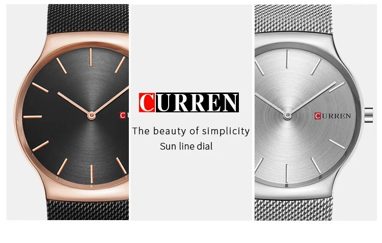 CURREN, новинка, черная роза, Золотая стрелка, relogio masculino, роскошный бренд, аналоговые спортивные наручные часы, кварцевые, деловые часы для мужчин
