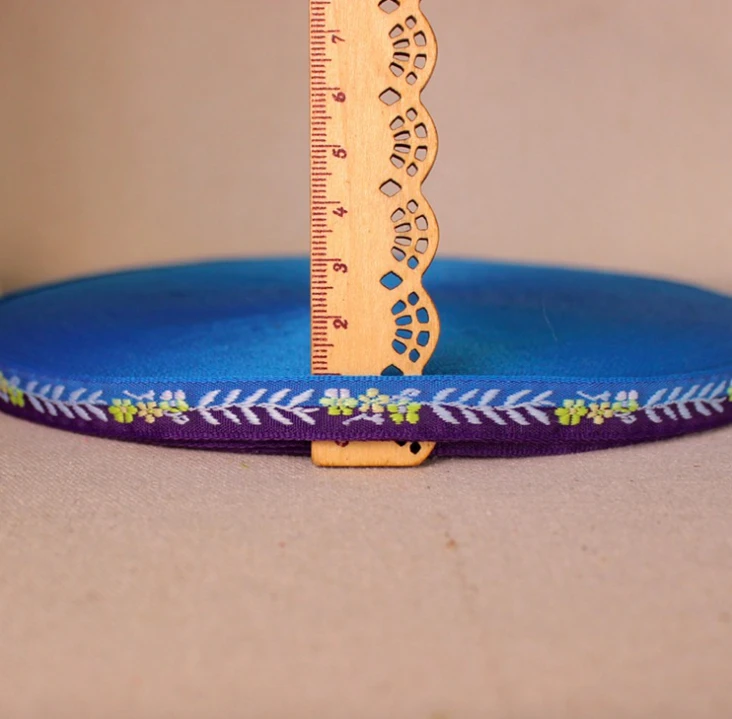 10yards Embroidery Ethnic Jacquard Webbing Woven Tape Lace Trim Ribbon Band 1cm Floral Boho DIY Garment Gift Hair Clip Accessory | Дом и сад