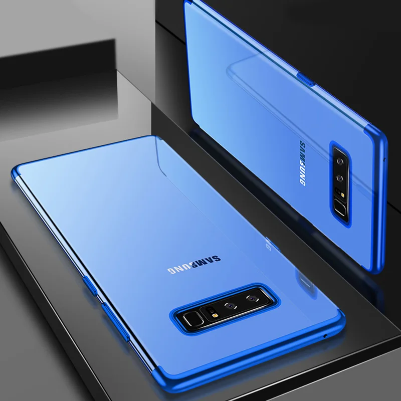 Синий Чехол для телефона для samsung Galaxy S10 Lite S8 S9 плюс S7 S6 Edge Note 10 Pro 9 8 M10 M20 A10 A20E A30 A40 A50 A60 A70 A80 A90 крышка - Цвет: Синий