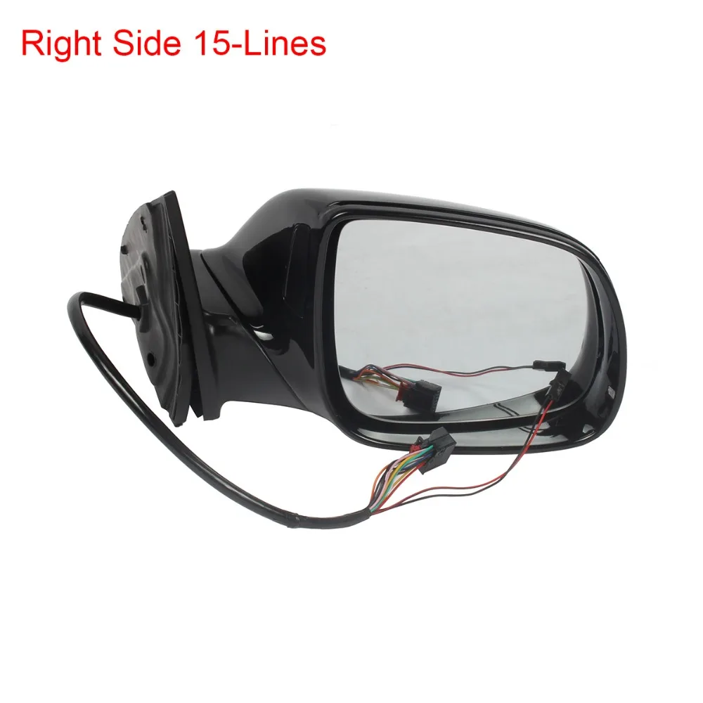 Складной светильник с подогревом черный левый и правый для AUDI Q7 2007 2015 4L1 857 409