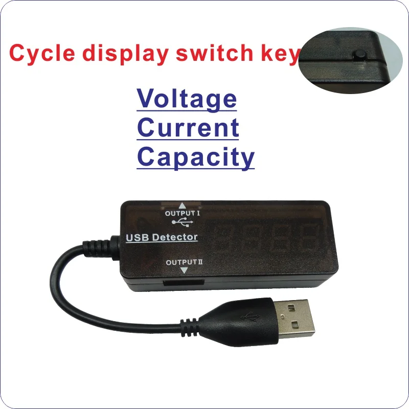 5 шт. USB тестер для измерения емкости и напряжения|usb tester|capacity testerdisplay voltage |