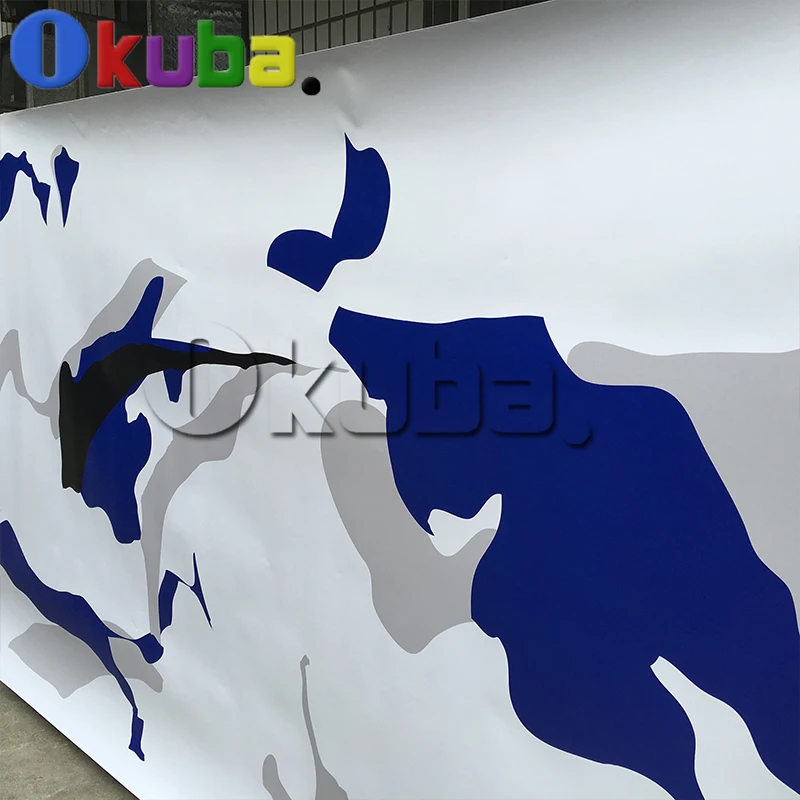 Синяя Джамбо камуфляжная пленка для автомобиля виниловая грузовиков пинг