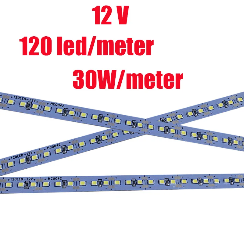 10 шт. 12 В 25 см светодиодная полоса освещения smd 2835 120D на метр Светодиодная жесткая