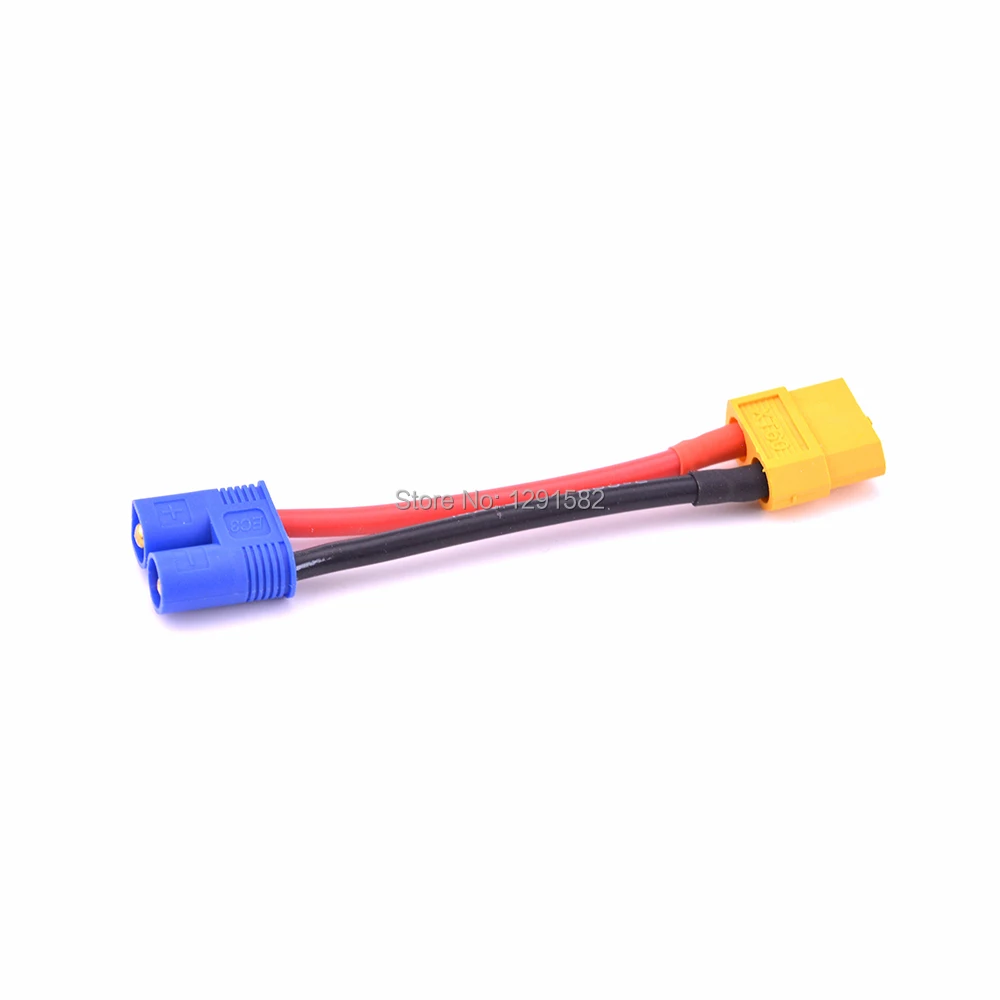 EC3 EC5 к T Deans Разъем XT60 разъем адаптера Deans разъем 12AWG 14AWG кабель провода для RC Lipo ESC двигатель Дрон