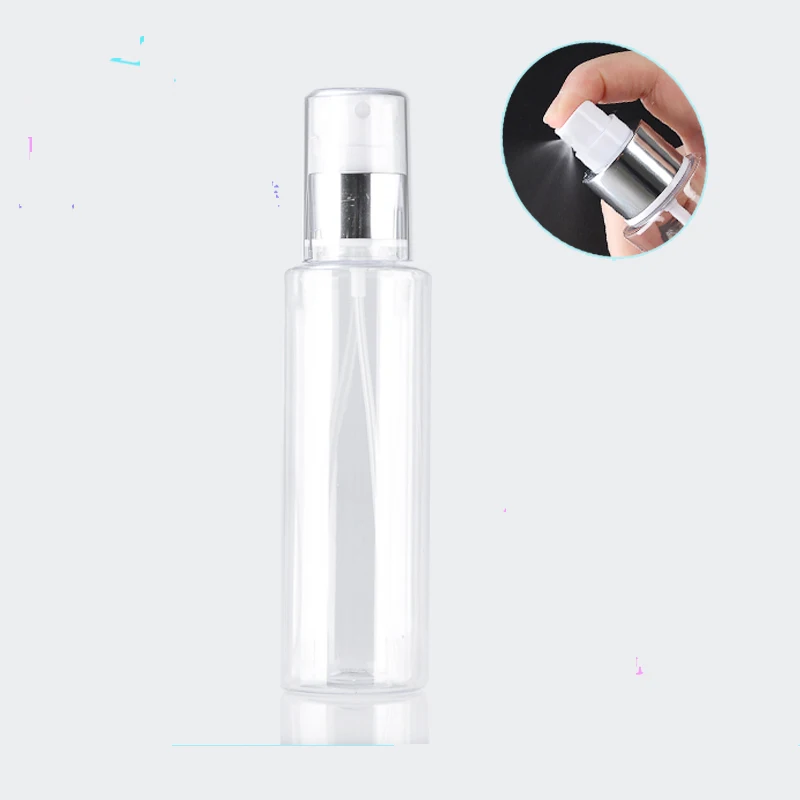 

300PCS Mini Small Empty Plastic Perfume Transparent Atomizer Spray Bottles 80ml Make up Lotion pump Cosmetic Sample Container