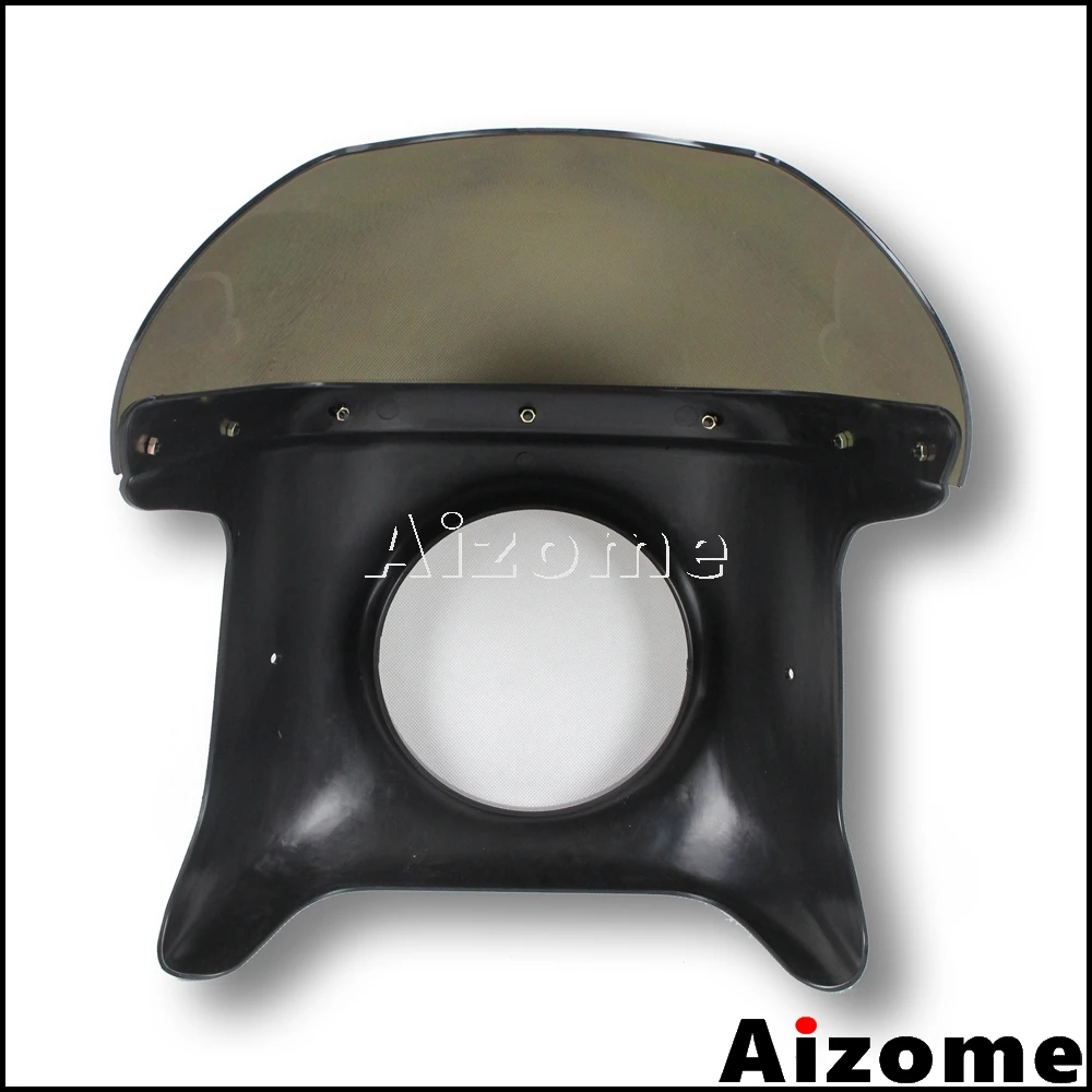 Обтекатель для передней фары мотоцикла Cafe Racer 7 дюймов комплект ветрового стекла