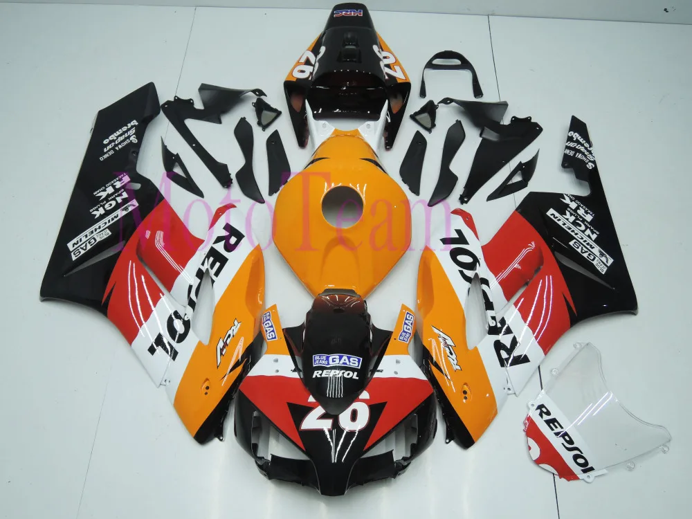 Новый для Honda CBR1000RR CBR 1000RR 1000 RR 2004 2005 04 05 обтекателя Kit Кузов ABS Moto rcycle (литья под