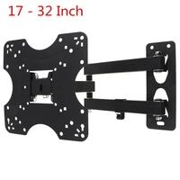 adjustable frosted material tv wall mount bracket flat panel tv frame with accessories for 17 32 inch lcd led monitor flat pan