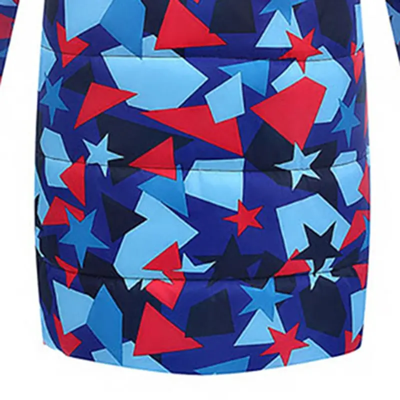 Повседневные зимние теплые куртки с хлопковой подкладкой 2019 синие женские