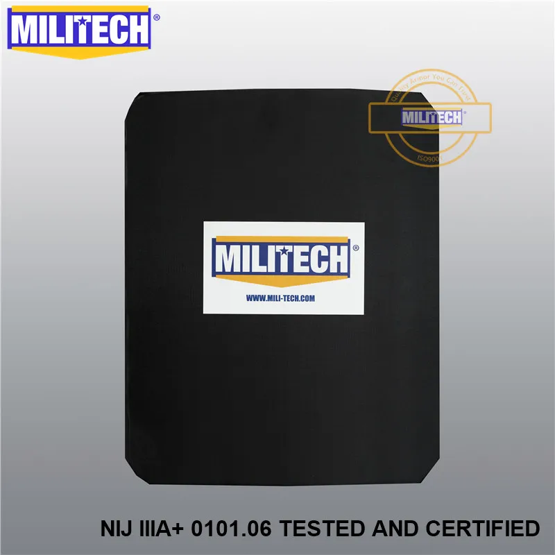 MILITECH NIJ IIIA + Lvl 3A Номинальная стальная пуленепробиваемая вставка Level панель для