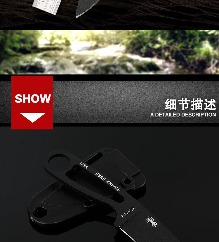 CS Cold Ant IZULA нож с фиксированным лезвием Прямые ножи охотничьи выживания карманные ножи+ ABS оболочка поход Edc инструменты