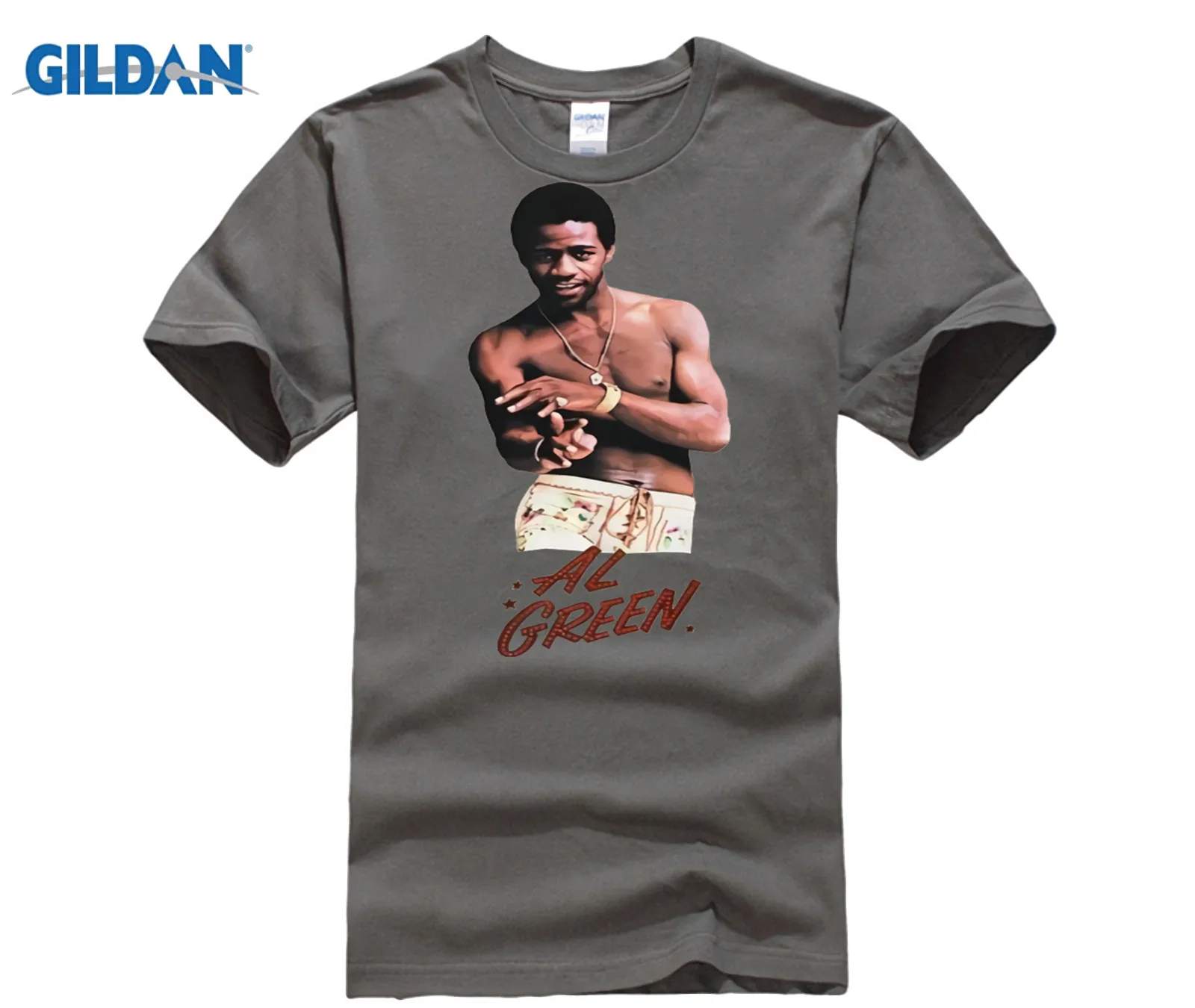 Горячие предложения RNB футболка Al Green Sade Usher черная история хлопок с коротким