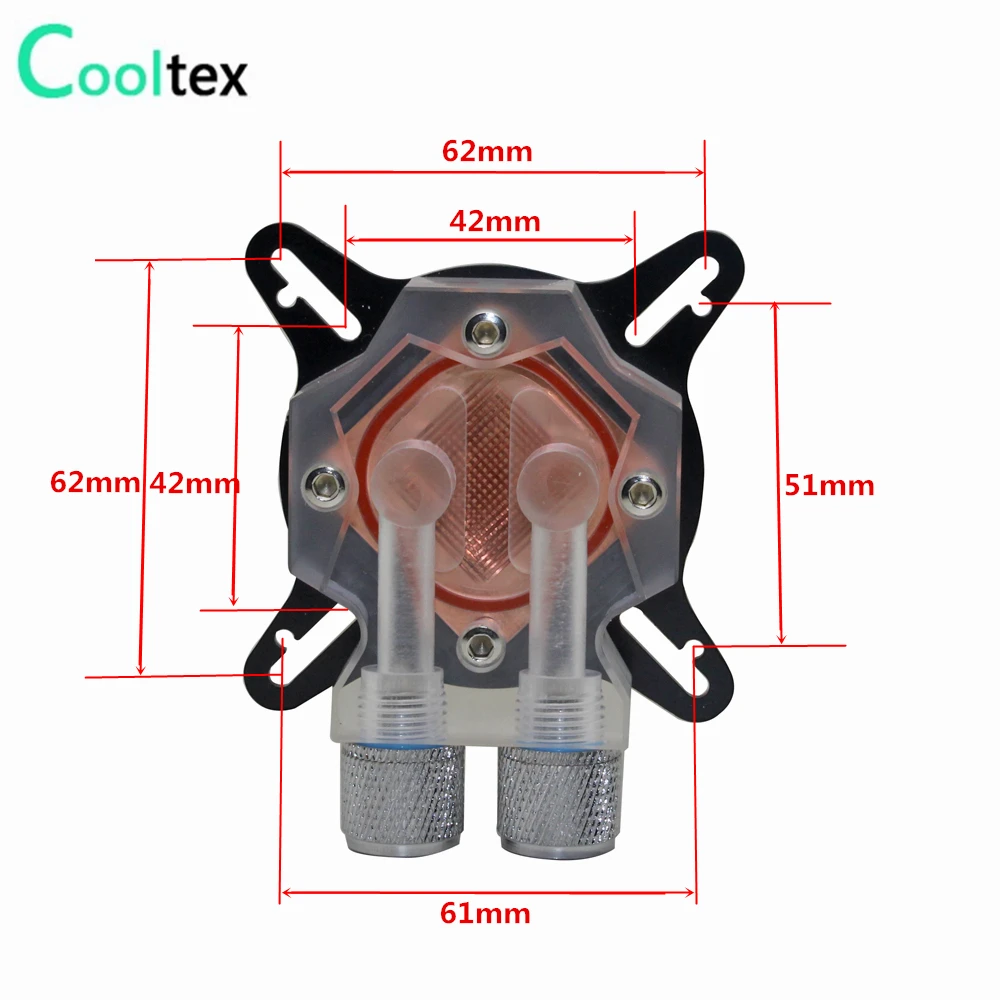 Блок водяного охлаждения для видеокарты 42-62 мм 100% | Компьютеры и офис